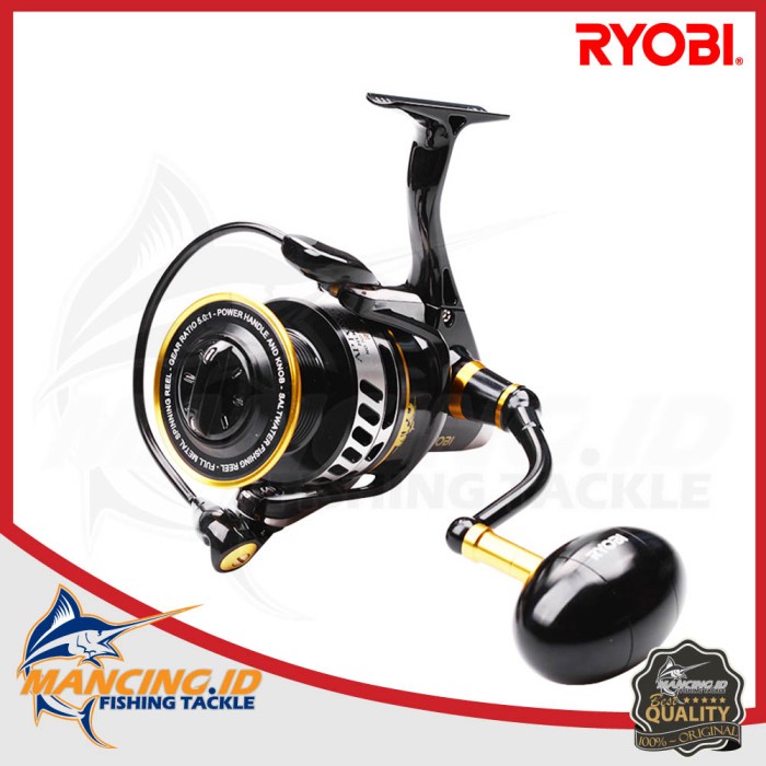 REEL RYOBI AP POWER SW SALTWATER POWER HANDLE KEREKAN FULL METAL REEL KODE 147