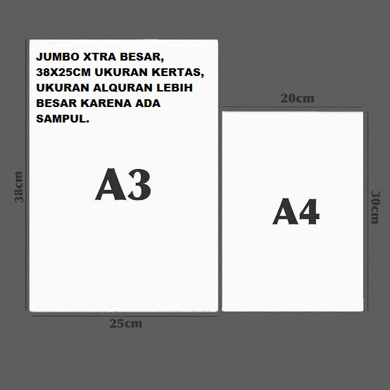 ALQURAN MURAH LANSIA EXTRA BESAR AL QURAN MUSHAF TERJEMAHAN JUMBO A3