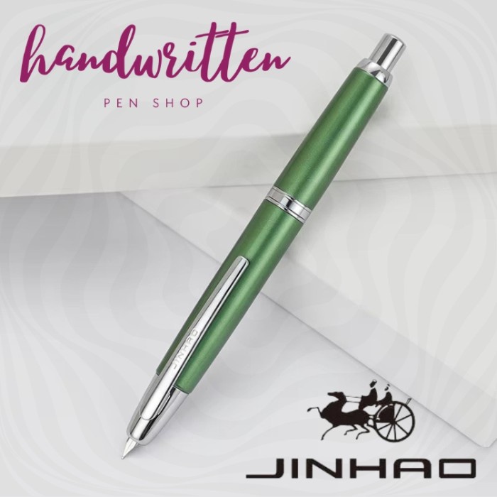 

READY JINHAO TYP 10 VANISHING NIB FOUNTAIN PEN / PENA JINHAO 10 PACKING AMAN