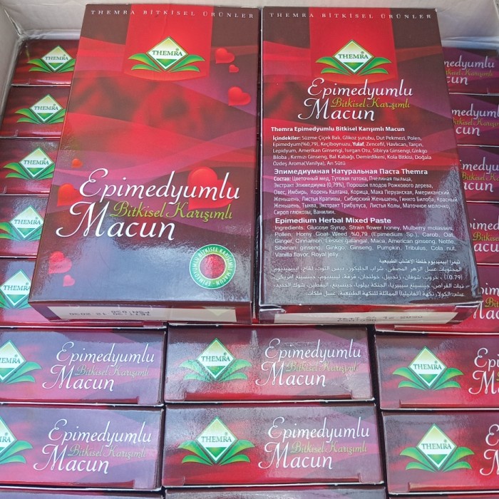 

Terlaris Themra - Epimedyumlu Macun Original Turki Sachet Ready