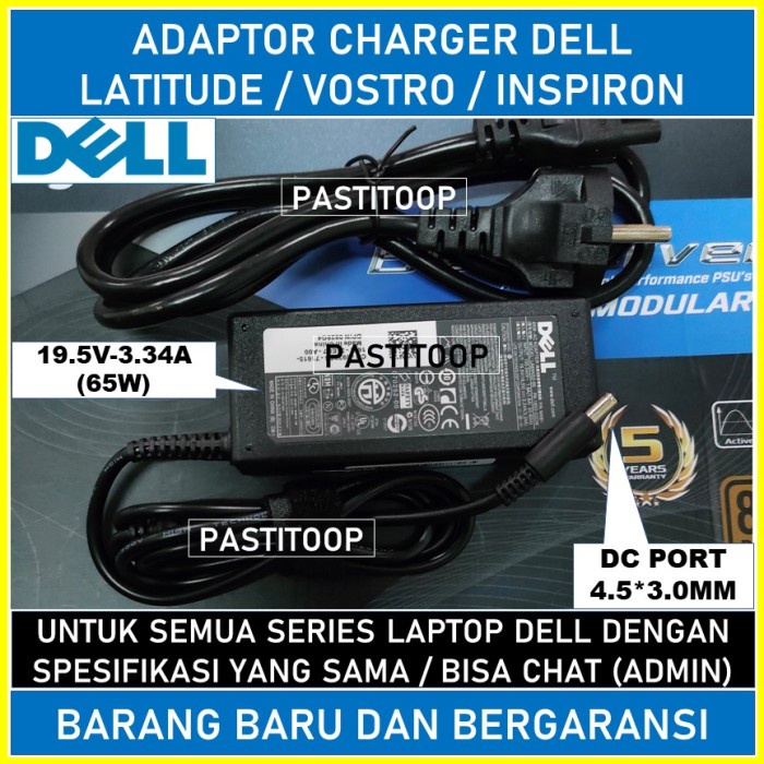 Charger Laptop Dell Latitude 3410 Original New Adaptor