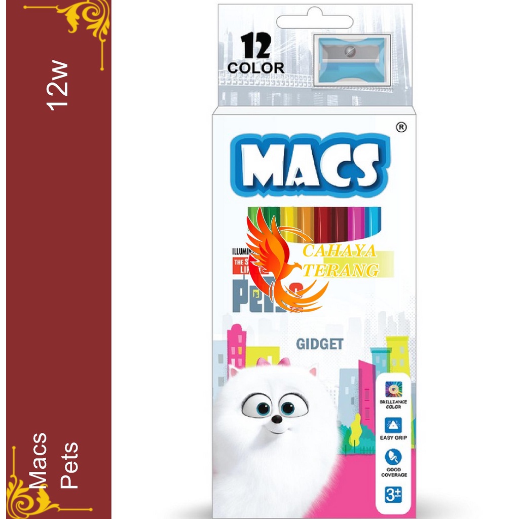 

Pensil Warna Macs 12 Warna Macs Pets 2 12 Color Macs Life of Pencil 12 Color Promo