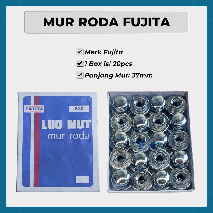 Mur Roda Mur Racing Kuda Fujita Lug Nut