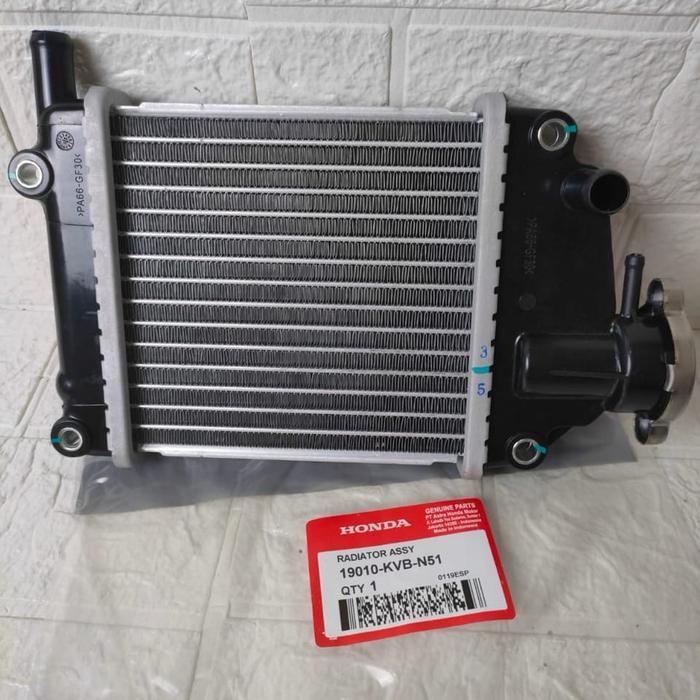 Paket Radiator Kvb Radiator+Thermostat++Air Radiator+Selang Radiator Motor Vario Lama-Vario