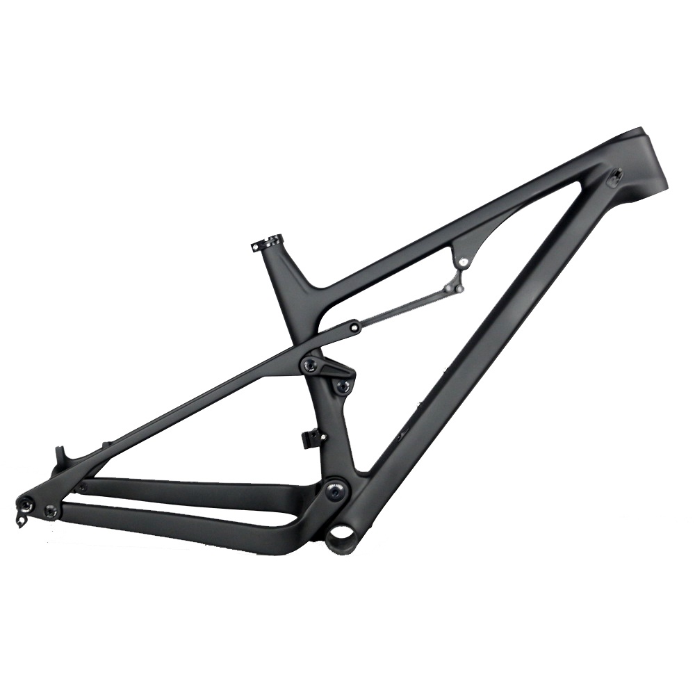 TRAC Full Suspension MTB Carbon Frame, XC Mountain Framset, BB92 carbon frame , Customized Paint, 29
