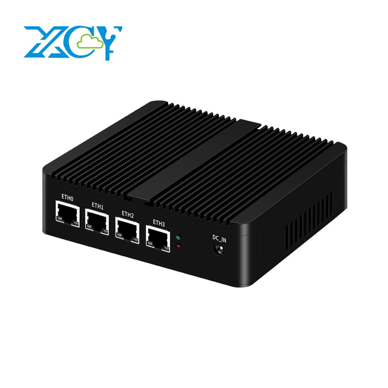 LUXW Firewall Router Mini PC Celeron J1900 N100 J4125 4x 2.5G Ethernet Support Virtualization OpenWr