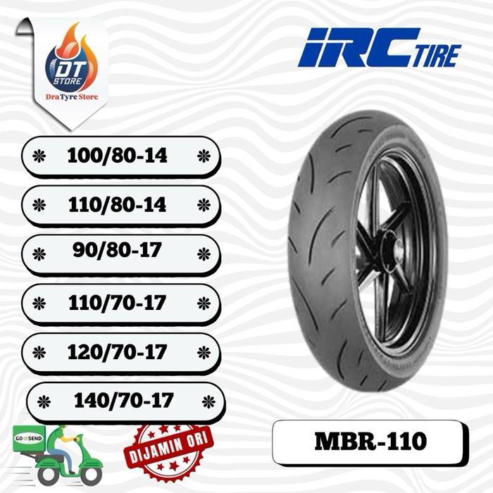 [Bisa Cod] Ban Irc Mbr-110 Ring 14/17 Softcompond Tubeless
