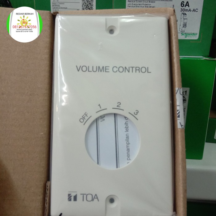 toa zv 064 volume control