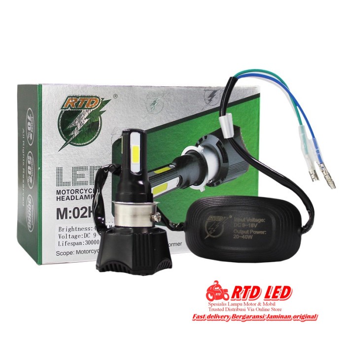 RTD LED LAMPU UTAMA HEADLAMP LED RTD M02H ORIGINAL
