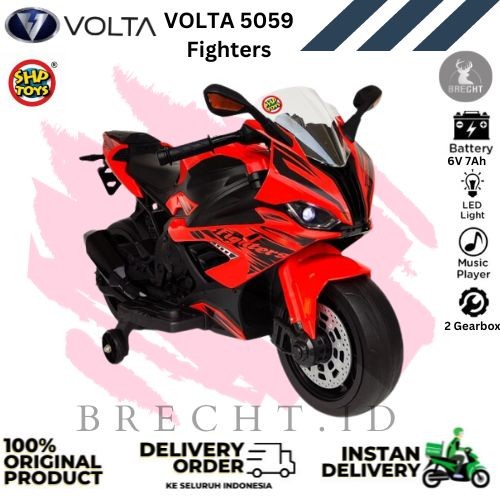 Terlaris- Mainan Motor Aki Anak Volta 5059 Fighters Motor Sports