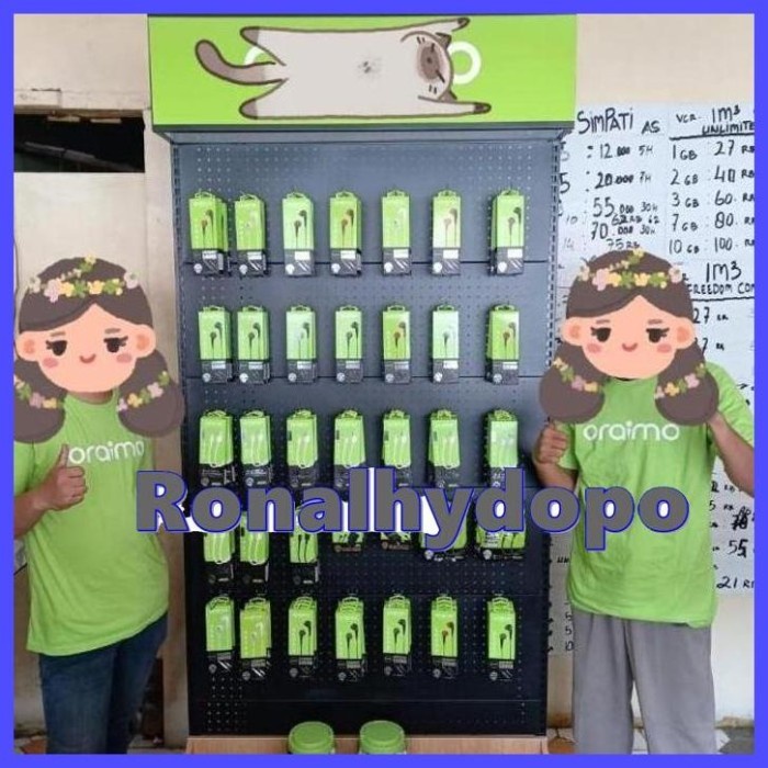 NEW Bisa E-Faktur Lemari Rak Display Aksesoris Gadget/Hp