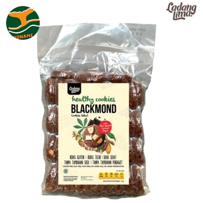 

LADANG LIMA BLACKMOND 500 GR HEALTHY COOKIES CHOCOLATE GLUTEN FREE KODE 1204