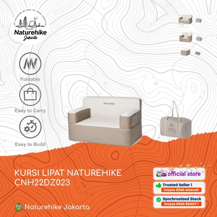 Kursi Sofa Bean Bag Pompa Camping / Glamping Naturehike Cnh22Dz023