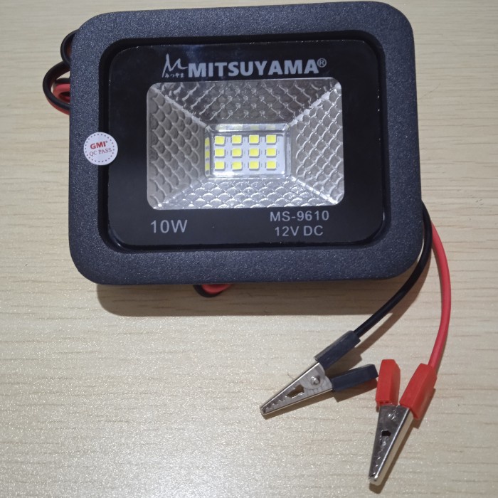 Terlaris- Lampu Sorot 10W Aki Led Floodlight 10 W Lampu Tembak 10 Watt 12 Volt