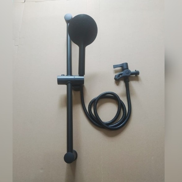 Paloma - Tiang Shower Set+ Kran Black