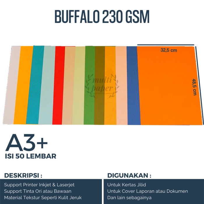 

Kertas Buffalo A3 Plus isi 50 lembar / Kertas Karton Buffalo A3 Plus