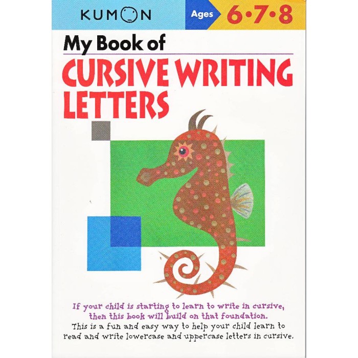 

TERBARU Buku Anak - Kumon - My Book of Cursive Writing: Letters