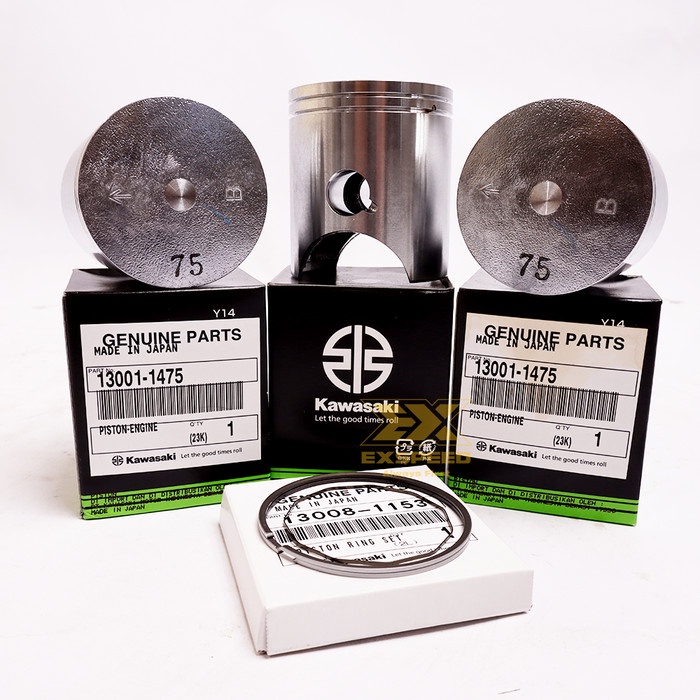 Piston + Ring Ninja R/Rr Code B75