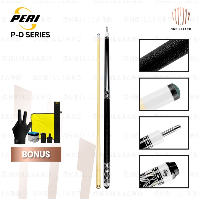 PROMO PERI PD BARON Series Stick Billiard Low Deflection P-D01 P-D02 P-D03 P-D04 P-D05 Cue Stick