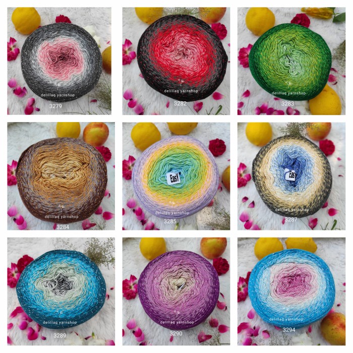 TERBARU Benang Rajut Impor Yarnart Flowers Moonlight Tiga