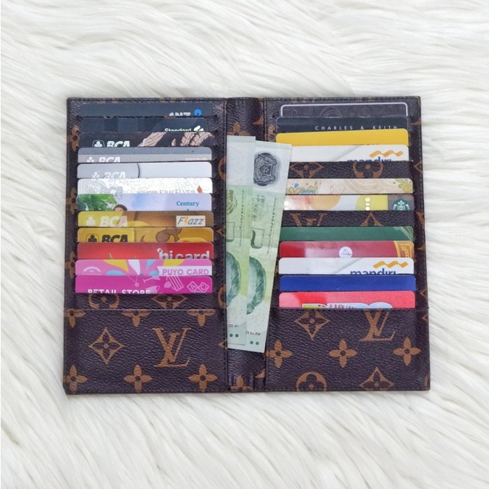 

Card Holder BOOK HOLDER 24 SLOT LV Mono Brown Kode 432