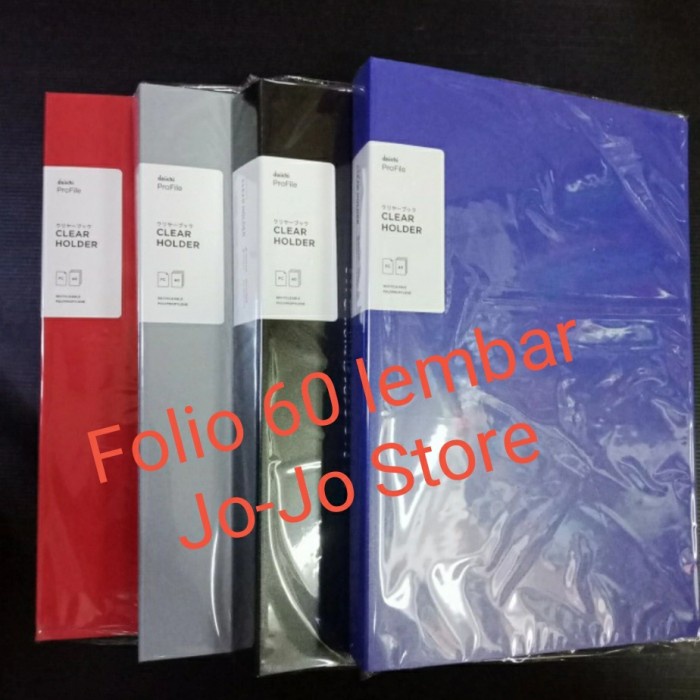 

TERBARU Daiichi Clear Holder Display Album Folio 60 Pocket PROMO!
