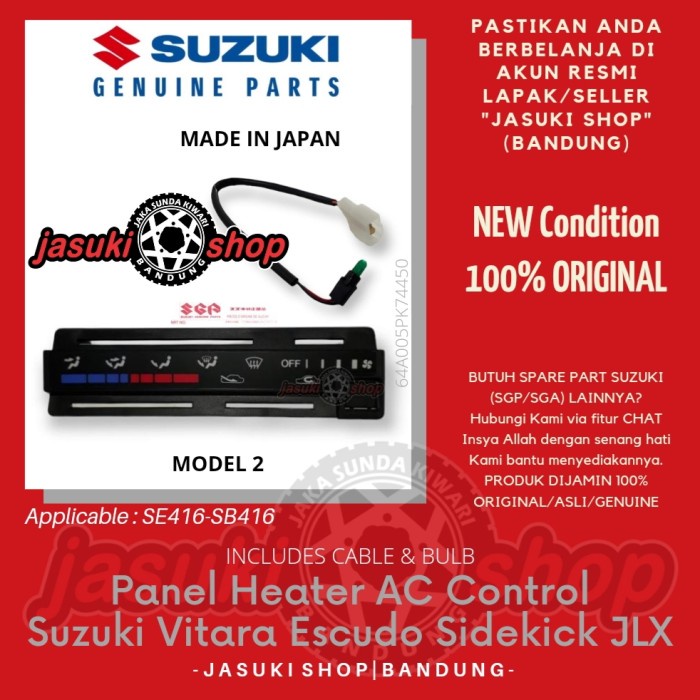 Panel Ac Suzuki Vitara Escudo Sidekick Jlx Se416-Sb416
