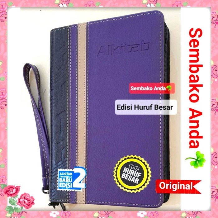 

Ready Alkitab Besar. Alkitab Edisi Huruf Besar. Untuk Usia Lanjut.