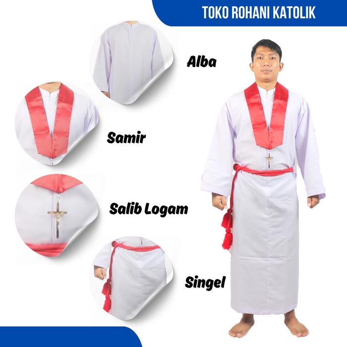 

Ready Set Alba Rodiakon + Samir / Jubah Prodiakon / Samir Prodiakon / Pakaian Liturgi / Peralatan