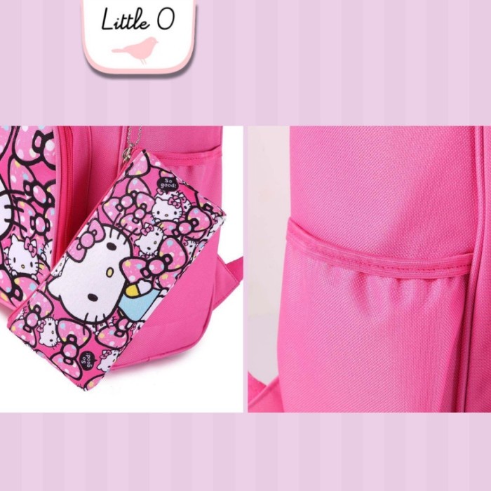 

BOOM SALE FREE PENSIL CASE Kualitas PREMIUM !!! Ransel Tas Premium Sanrio Melody Cinnamorol Kuromi