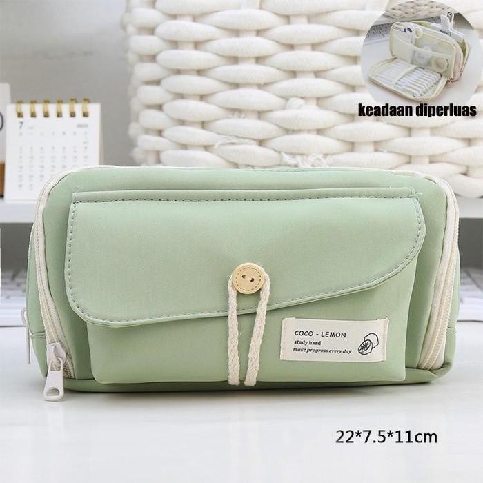 

TERPERCAYA MOMODA Pencil Cases Large Capacity Pencil Bag Pouch Holder Box for Girls Office Student