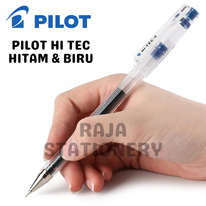 

PROMO! Pilot HiTec Pen 0.3 0.4 Black Blue / Pulpen Hi-Tec Hitam Biru HiTech