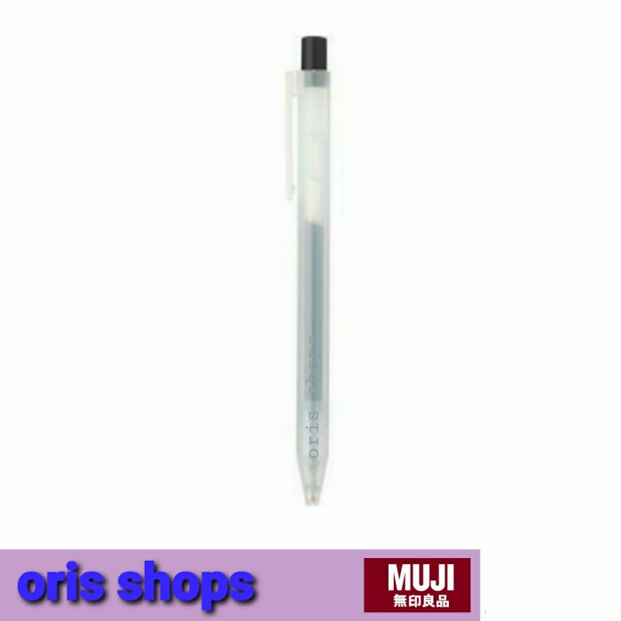 

HOT SALE! MUJI - Smooth Gel Ink Ballpoint Pen Knock 0.5mm Pulpen