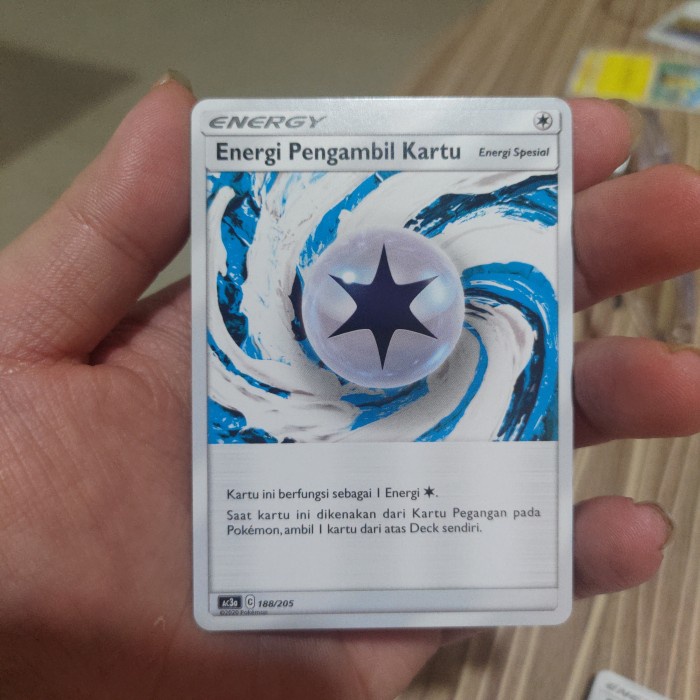 (BRI) energi pengambil kartu ac3a TCG pokemon