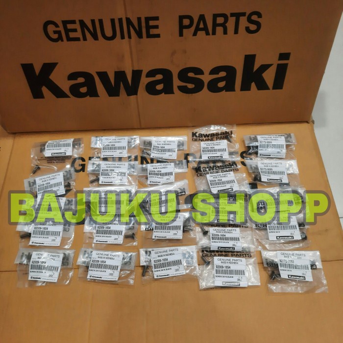 New  PAKET FULL BAUT BODY BODI SET DEPAN BELAKANG NINJA RR OLD ZX 150 ORI