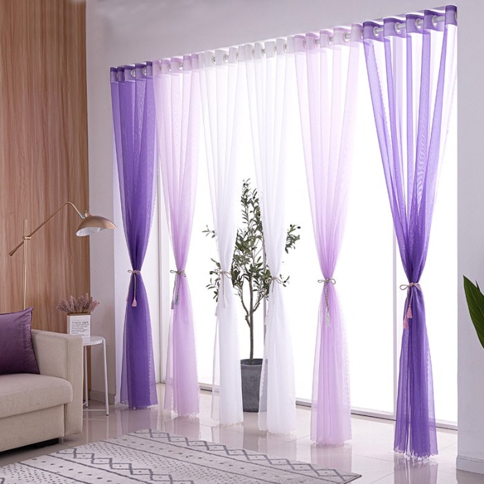 

Korean Elegant Sheer Curtains For Living Room Bedroom Kamjay