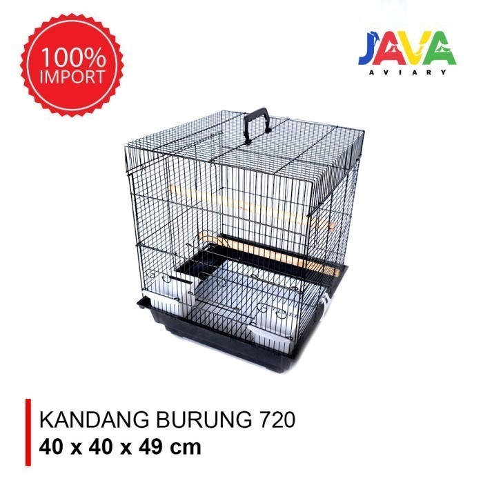 Kandang Burung Import 720 BESI LIPAT Parrot,Cockatiel,Sun Conur