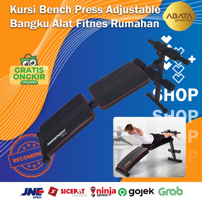 Kursi Bench Press Fitness Alat Fitnes Rumahan Sit Up Alat Gym Fitness Bench Gym Bangku Bench Press
