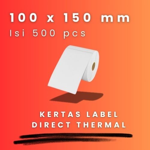 

DT 100 X 150 - 1" @500 - 1 Line CORE 1 INCH 100X150MM 100 X 150 MM 10X15 CM 10 X 15 CM BARCODE LABEL ONLINE SHOP THERMAL STICKER STIKER DT 500 PCS