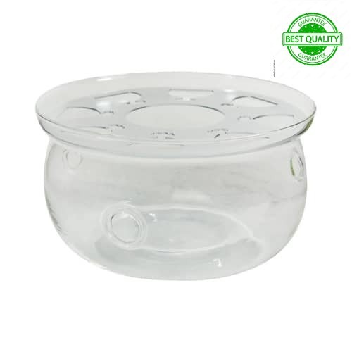 Wadah Kaca Penghangat Teko Teh/Teko Kopi Cantik Premium Tahan Panas (Best Quality)