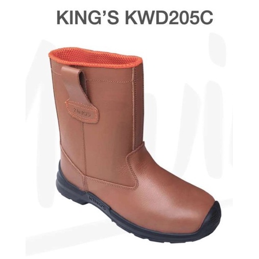 Sepatu Safety Kings Kwd205Cx (Coklat) Dan Kwd205X(Hitam)