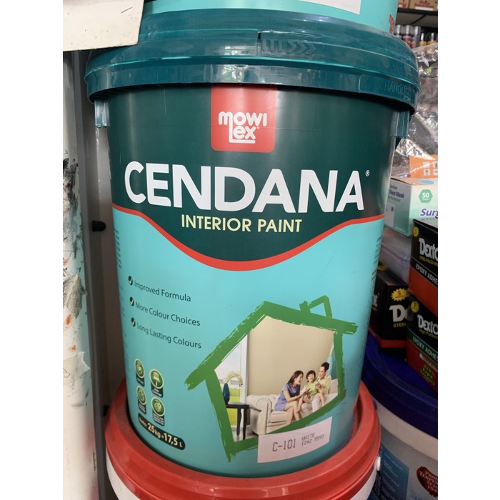 Cat Tembok Cendana Mowilex Interior C-101 White 25Kg