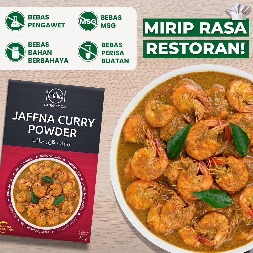 

Bumbu Kari Jaffna Premium Untuk Profesional - Cairo Food