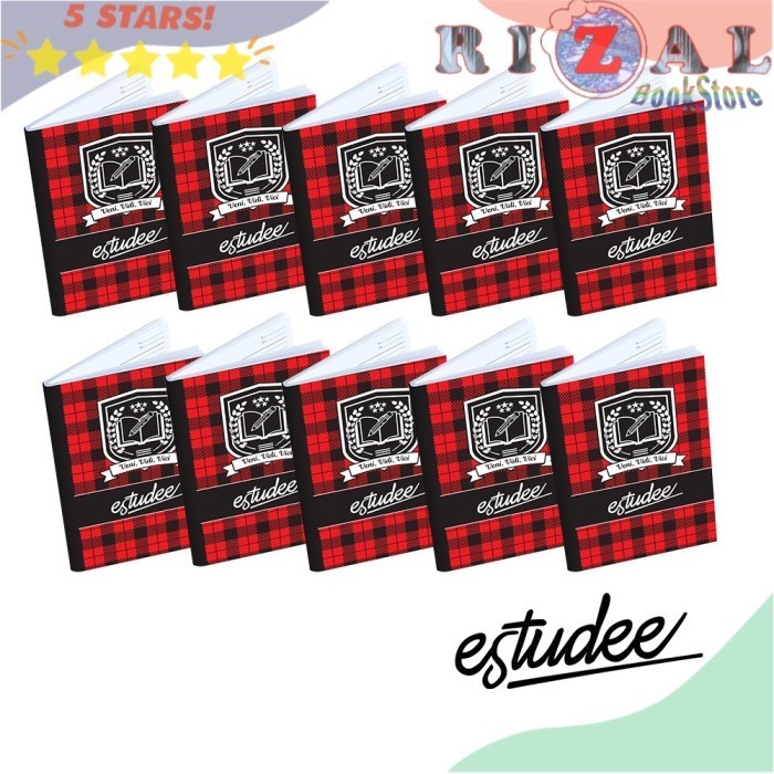 

Best Seller - Buku Tulis Estudee F B5 Tartan Merah Isi 10
