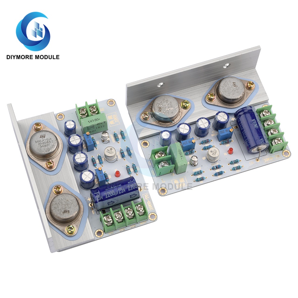 EYE 2pcs Hifi JLH 1969 Amplifier Audio Class A Power Amplifier Board Stereo High Quality For 3-8 inc