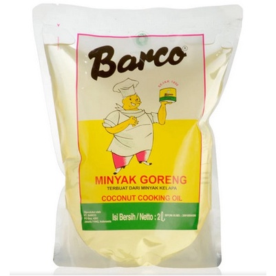 

TERLARIS barco minyak goreng kelapa 2 Liter pouch