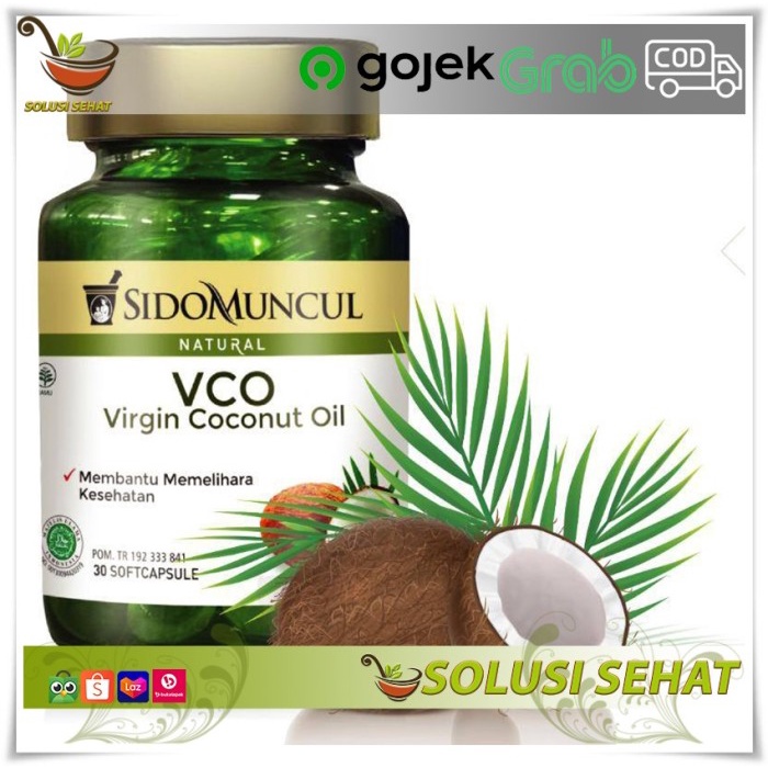 

TERLARIS Minyak Kelapa Murni VCO Virgin Coconut Oil Sidomuncul SoftCapsule