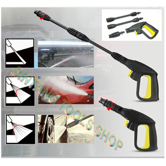 TEMBAKAN SHORT GUN STICK LANCE NOZZLE JET CLEANER FOR KARCHER K1 K2 K3