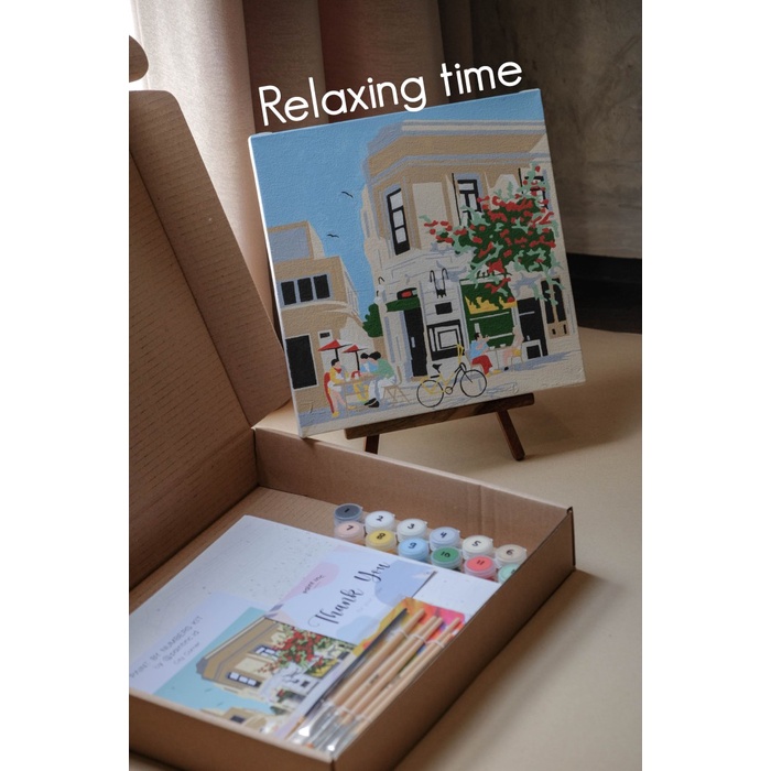 

Paint By Numbers Kit: City Corner Painting Kit Gift Hampers