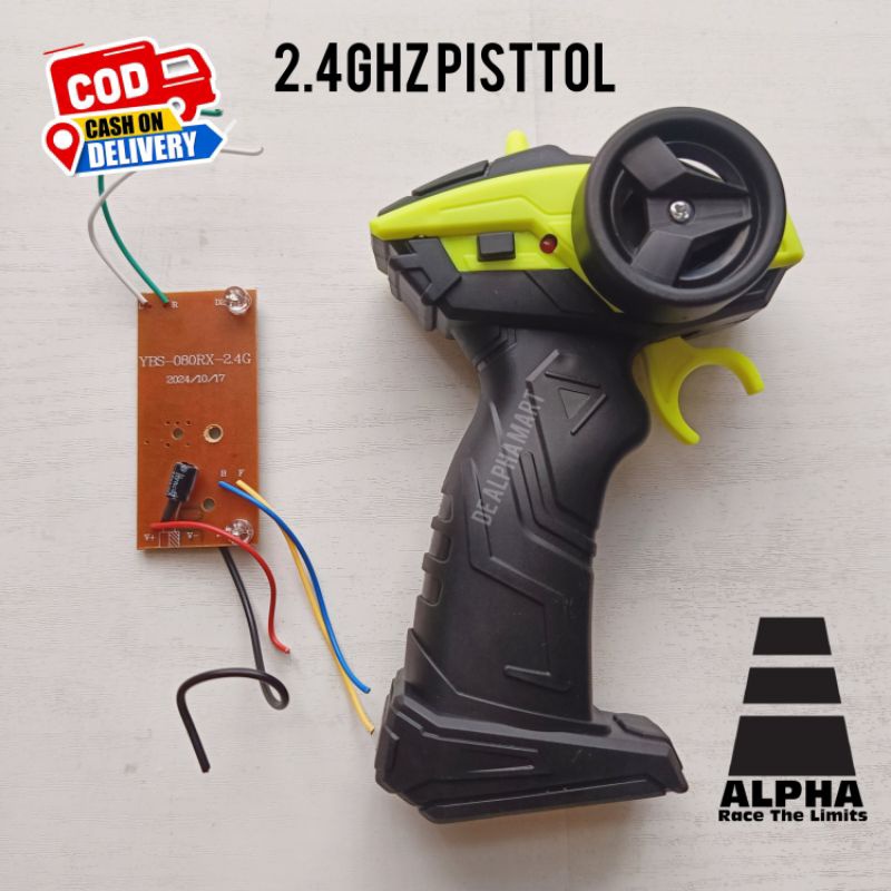 Awet Cod Pcb 2.4Ghz Komplit Modul Pcb Rc Dan Remote Rc Mobil Rc 4Ch / Pcb Rc Modul Rc Crawler Part